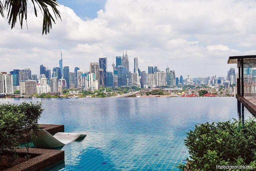 Studio Near Klcc And Lrt With Superb View Kuala Lumpur Eksteriør billede
